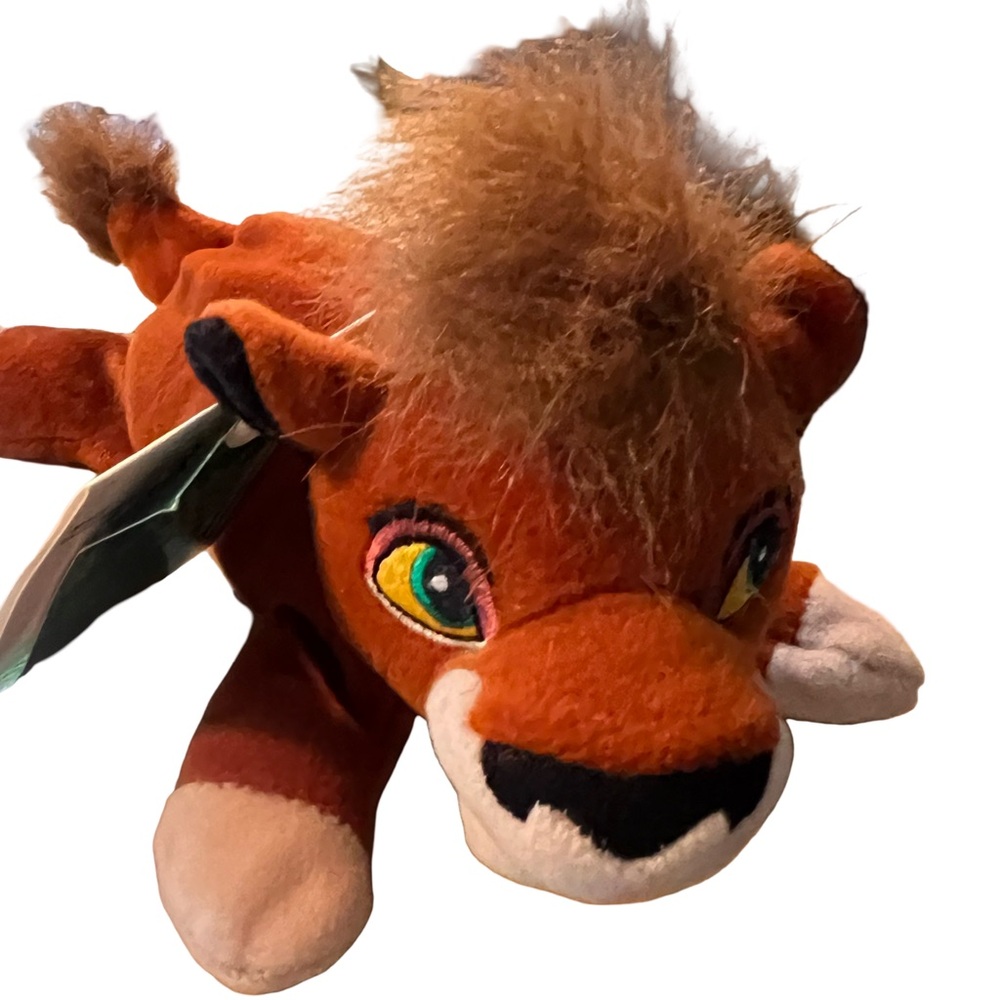 Vintage Disney Kovu from The Lion King Mini Bean Bag 8” Collectible